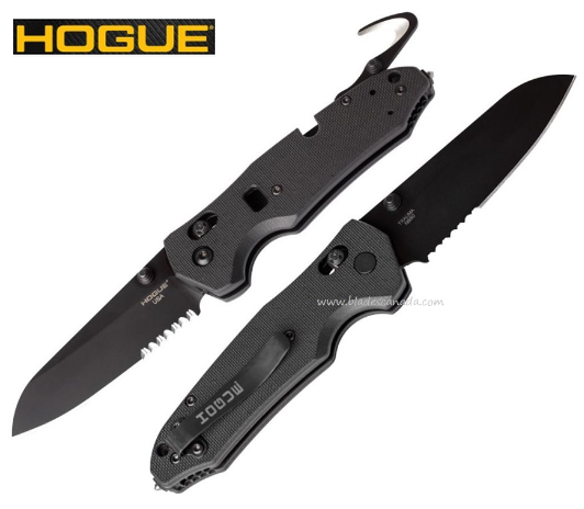 Hogue Trauma First Response Folding Knife, N680, G10 Black, 34770